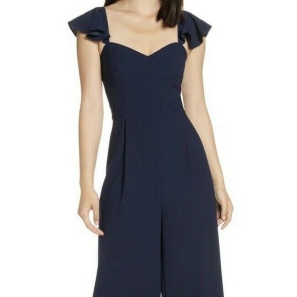 eliza j jumpsuit navy
